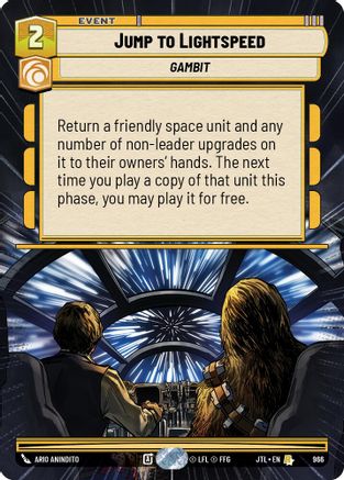 Jump to Lightspeed (Hyperspace Foil) (966) - JTL - Rare - Foil