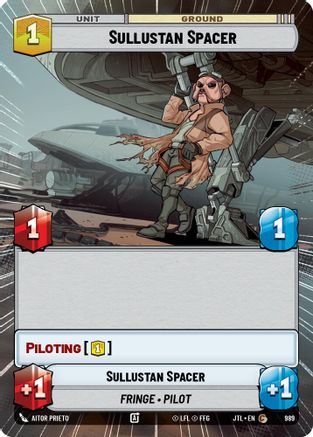 Sullustan Spacer (Hyperspace Foil) (989) - JTL - Common - Foil