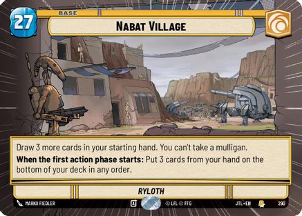 Nabat Village (Hyperspace) (290) - JTL - Rare