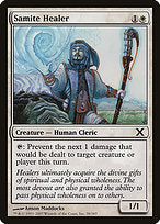 Samite Healer (10E-038) - common - Foil