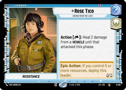 Rose Tico - Saving What We Love (004/262) - JTL - Common