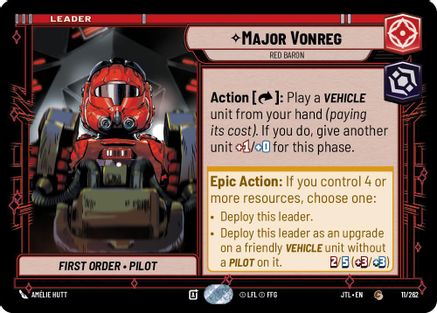 Major Vonreg - Red Baron (011/262) - JTL - Common