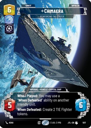 Chimaera - Reinforcing the Center (Prestige) (1017) - JTL - Uncommon