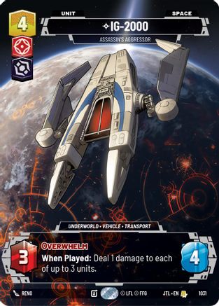 IG-2000 - Assassin's Aggressor (Prestige) (1031) - JTL - Rare