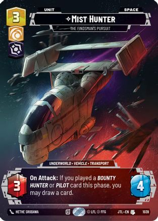 Mist Hunter - The Findsman's Pursuit (Prestige) (1039) - JTL - Uncommon