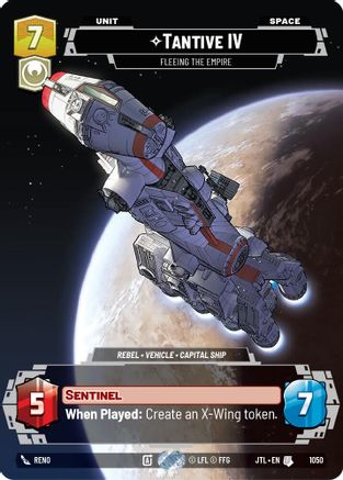 Tantive IV - Fleeing the Empire (Prestige) (1050) - JTL - Uncommon