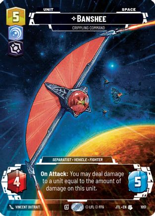 Banshee - Crippling Command (Prestige Foil) (1051) - JTL - Uncommon - Foil