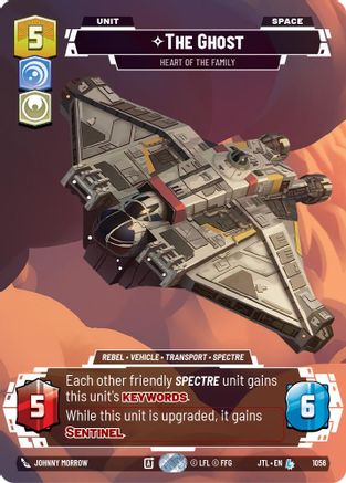 The Ghost - Heart of the Family (Prestige Foil) (1056) - JTL - Legendary - Foil