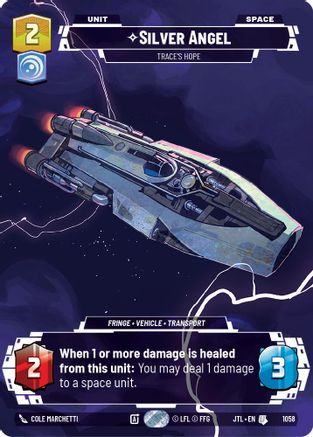 Silver Angel - Trace's Hope (Prestige Foil) (1058) - JTL - Uncommon - Foil
