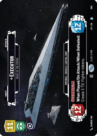 Executor - Might of the Empire (Prestige Foil) (1061) - JTL - Legendary - Foil