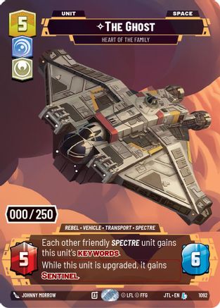 The Ghost - Heart of the Family (Serialized) (1092) - JTL - Legendary - Foil
