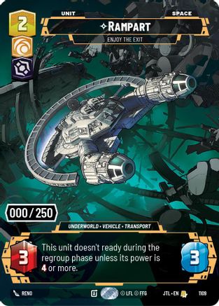 Rampart - Enjoy the Exit (Serialized) (1109) - JTL - Rare - Foil