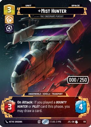 Mist Hunter - The Findsman's Pursuit (Serialized) (1111) - JTL - Uncommon - Foil