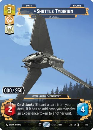 Shuttle Tydirium - Fly Casual (Serialized) (1114) - JTL - Special - Foil