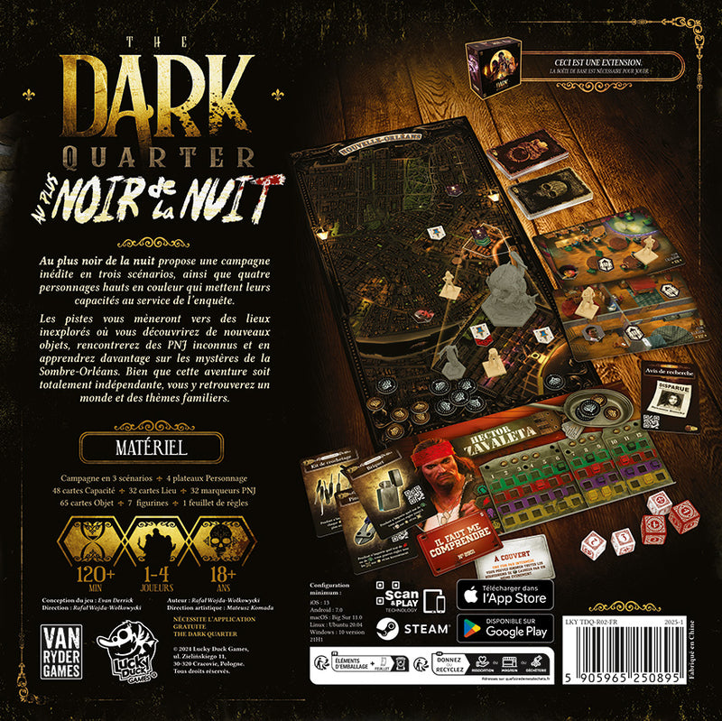 The Dark Quarter: Au plus noir de la nuit (français)