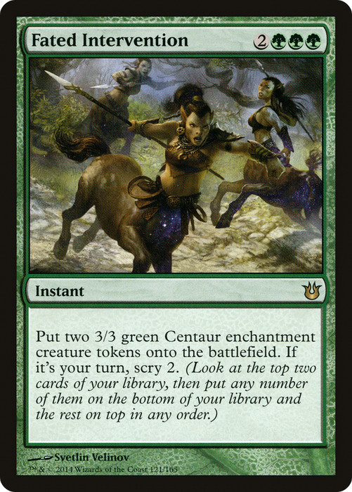 Fated Intervention (BNG-121) - rare - Foil