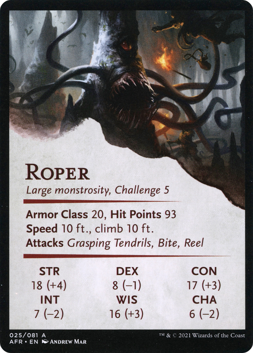 Lurking Roper // Roper (AAFR-025) - common (Borderless) - Foil