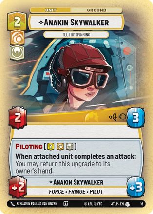 Anakin Skywalker - I'll Try Spinning (16) - JTL-WPP - Uncommon