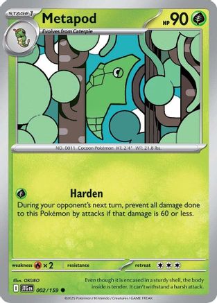 Metapod (002/159) - SJT  - Common