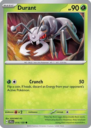 Durant (014/159) - SJT  - Common - Reverse Holofoil