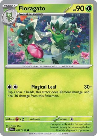 Floragato (017/159) - SJT  - Common - Reverse Holofoil