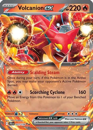 Volcanion ex (031/159) - SJT  - Double Rare - Holofoil