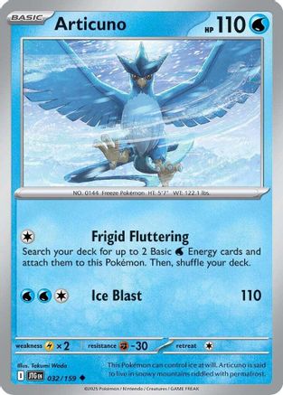 Articuno (032/159) - SJT  - Uncommon