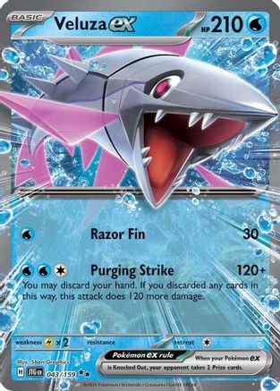 Veluza ex (043/159) - SJT  - Double Rare - Holofoil