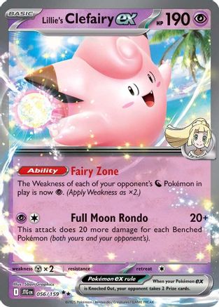 Lillie's Clefairy ex (056/159) - SJT  - Double Rare - Holofoil