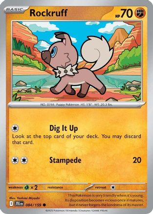 Rockruff (084/159) - SJT  - Common