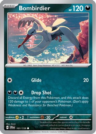 Bombirdier (101/159) - SJT  - Common - Reverse Holofoil