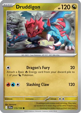 Druddigon (115/159) - SJT  - Common