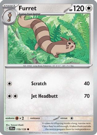 Furret (119/159) - SJT  - Common