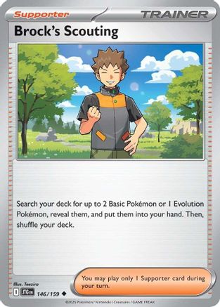 Brock's Scouting (146/159) - SJT  - Uncommon
