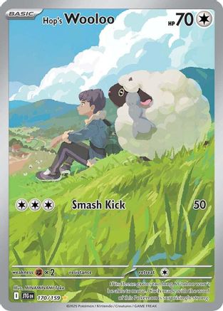 Hop's Wooloo (170/159) - SJT  - Illustration Rare - Holofoil