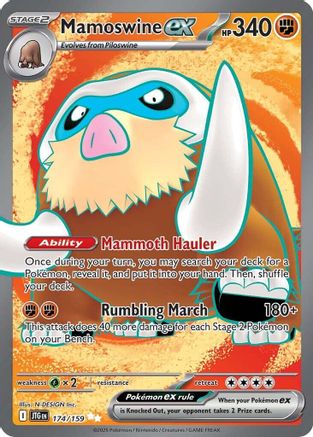 Mamoswine ex (174/159) - SJT  - Ultra Rare - Holofoil