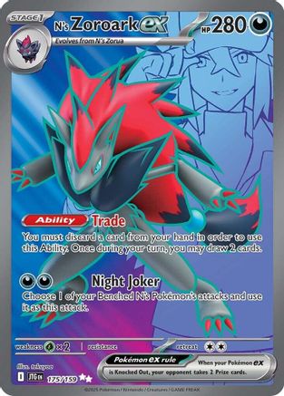 N's Zoroark ex (175/159) - SJT  - Ultra Rare - Holofoil