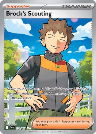 Brock's Scouting (179/159) - SJT  - Ultra Rare - Holofoil