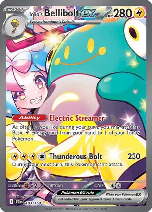 Iono's Bellibolt ex (183/159) - SJT  - Special Illustration Rare - Holofoil