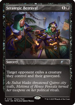 Strategic Betrayal (PPTDM-422) - promo - Foil