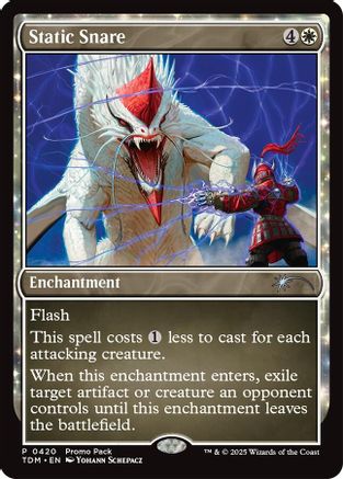 Static Snare (PPTDM-420) - promo - Foil