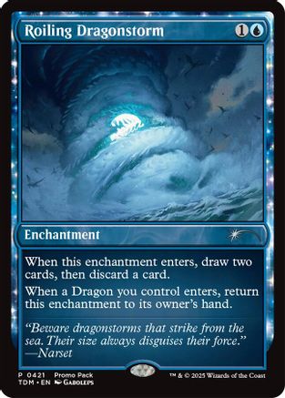 Roiling Dragonstorm (PPTDM-421) - promo - Foil
