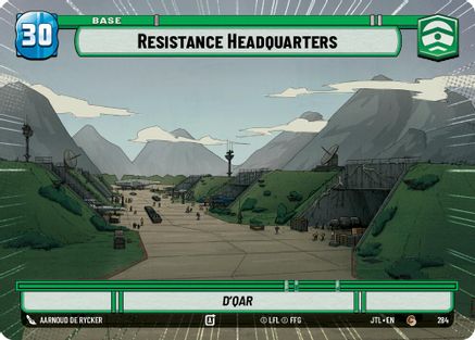 Resistance Headquarters // Shield (Hyperspace) (284 // T08) - JTL - Common