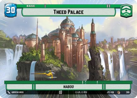 Theed Palace // X-Wing (Hyperspace) (285 // T06) - JTL - Common