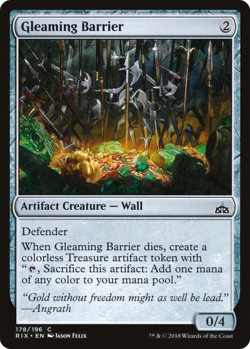 Gleaming Barrier (RIX-178) - common