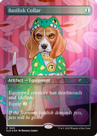 Basilisk Collar (1925) (Rainbow Foil) (SLD-1925) - rare - Foil