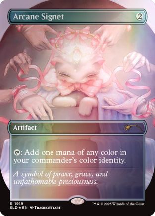 Arcane Signet (1919) (Rainbow Foil) (SLD-1919) - rare - Foil