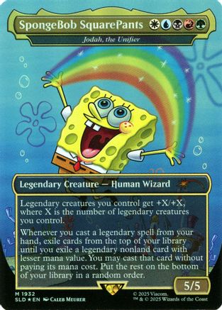 SpongeBob SquarePants - Jodah, the Unifier (Rainbow Foil) (SLD-1932) - mythic - Foil
