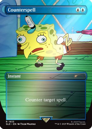Counterspell (Rainbow Foil) (SLD-1933) - rare - Foil