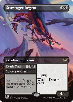 Scavenger Regent // Exude Toxin // Scavenger Regent (TDM-379) - rare (Borderless) - Foil